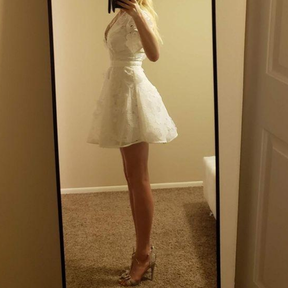 Talulah Floral Overlay Dress - Picture 4 of 6